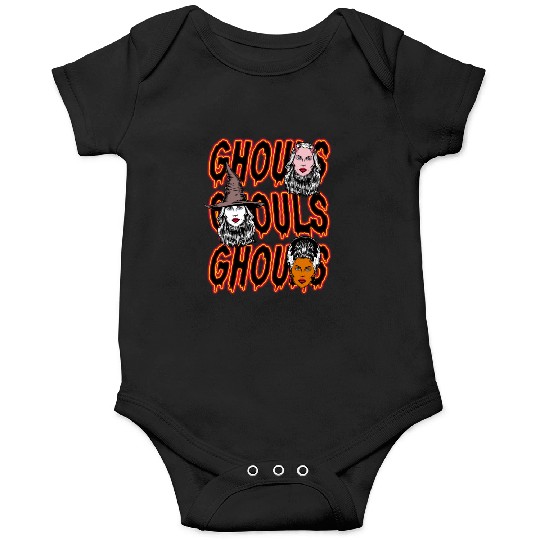 Ghouls, Ghouls, Ghouls Lady Horror Monster Mob Onesies