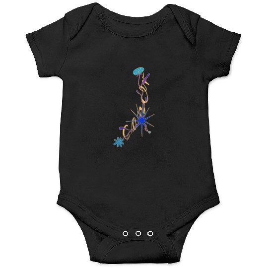 Cancer – Floral Star Constellation Script Onesies