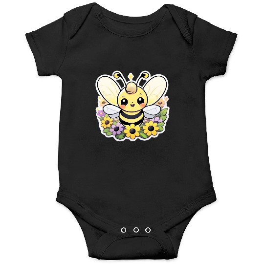 A bee chubby cartoon Onesies