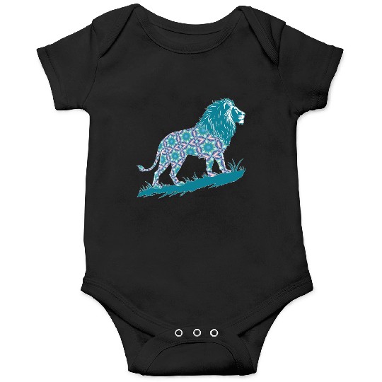 Star of David Pattern 8 Lion of Judah Onesies