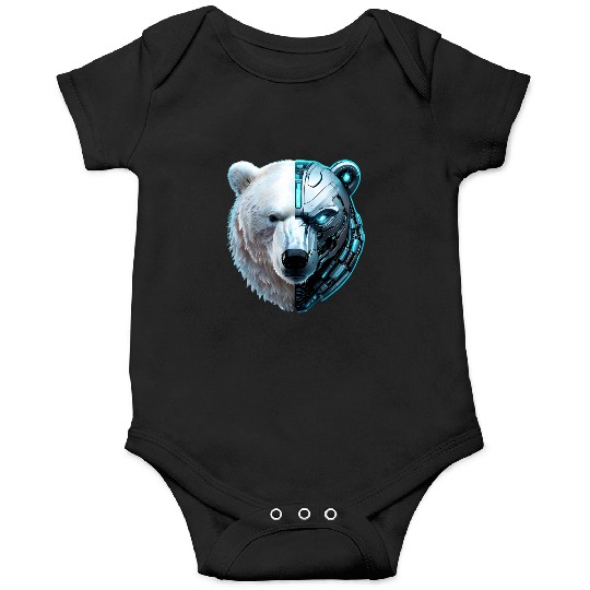Cyborg Polar Bear Onesies