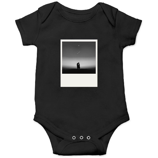 Starry Night Embrace Couple Polaroid Onesies