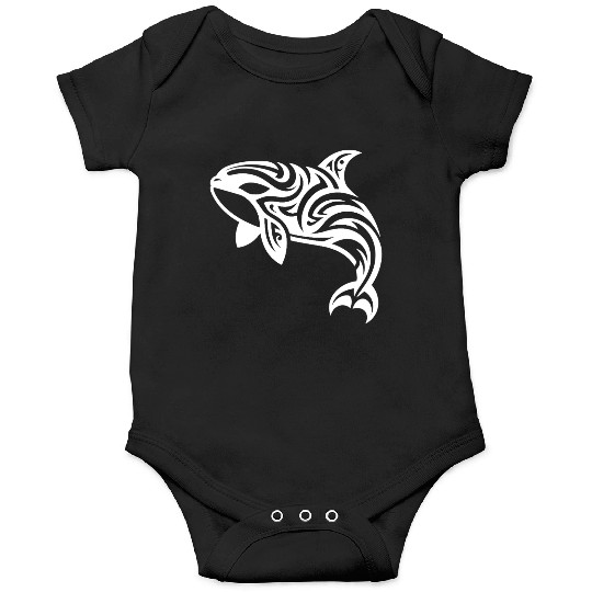 Eleganter Orca T Tattoo Style Onesies