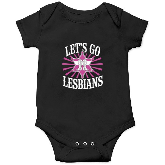 Let’s Go Lesbians Subtle Lesbian Pride Onesies