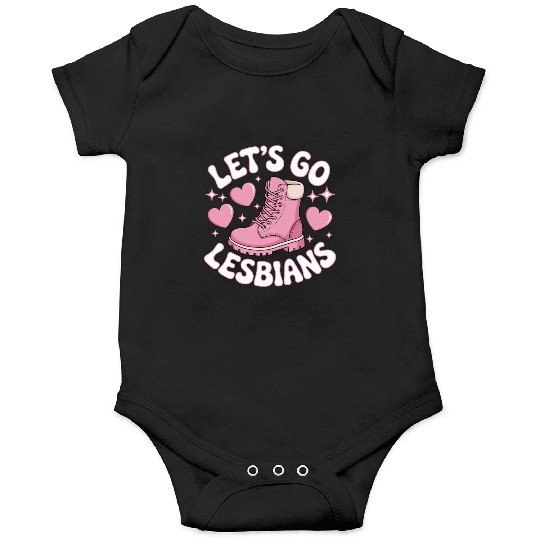 Let’s Go Lesbians Subtle Lesbian Pride Onesies