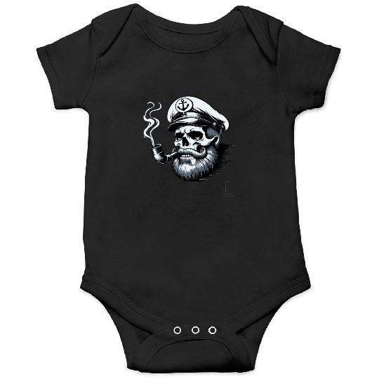 Captain Fisherman Boat Sailing Sailboat Skipper Onesies