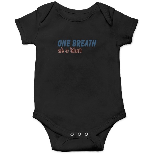 One Breath At A Time Runner Running Mindful Breath Onesies