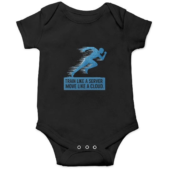 Train Like A Server TransparentFixed Onesies