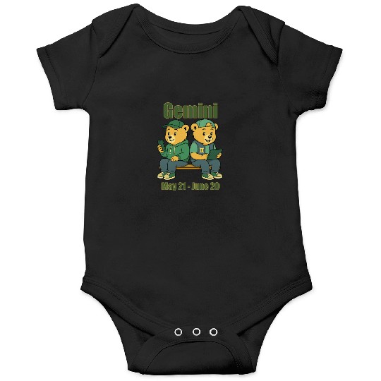 Gemini Bear Onesies