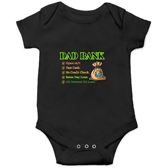 Bank Of Dad Onesies