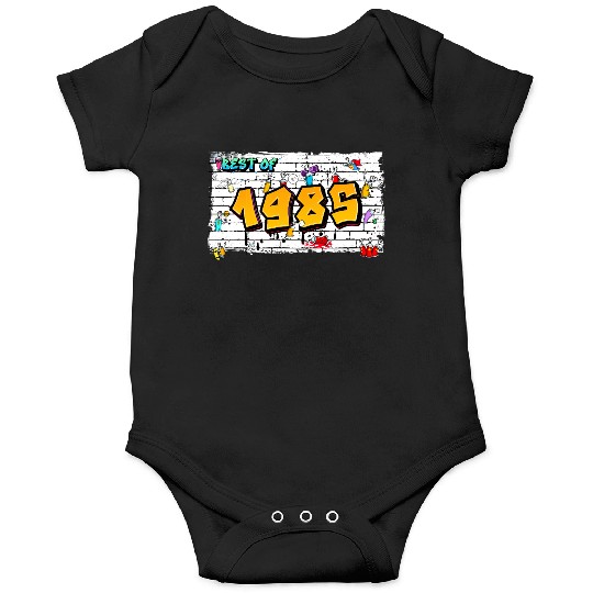 Best of 1985 Graffiti – 40 Years of Neon Nostalgia Onesies