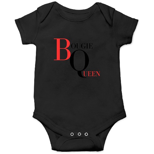 Bougie Queen Red&Black Onesies