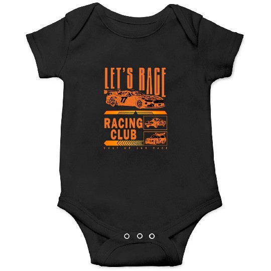 Let's Race Trend Designs Onesies