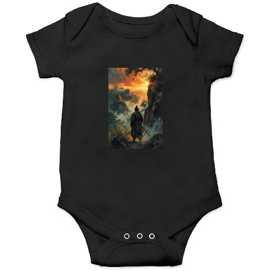 Twilight Ronin Solitude at the Edge Onesies