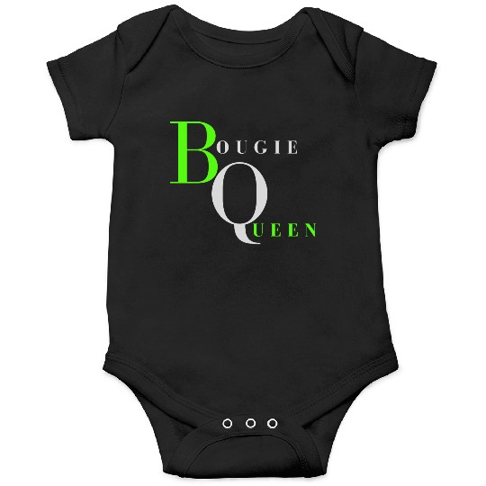Bougie Queen Lime& Gray Onesies