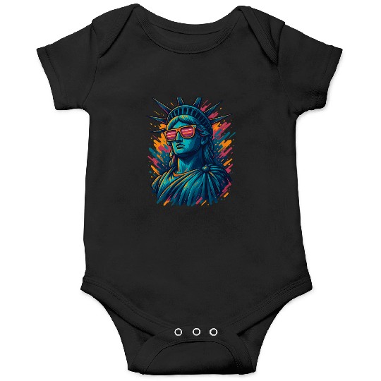 Urban Streetwear Statue of Liberty Onesies Design