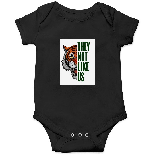 Fearless Tiger - They Not Like Us Onesies