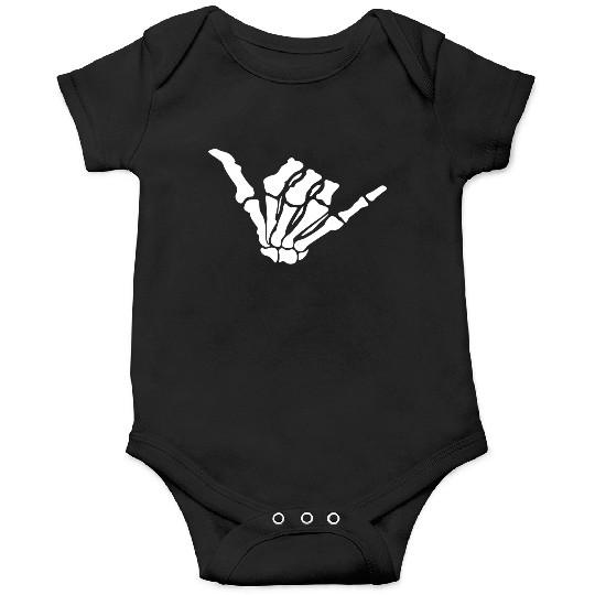Skeleton Shaka Hand – Bone Hang Loose Onesies