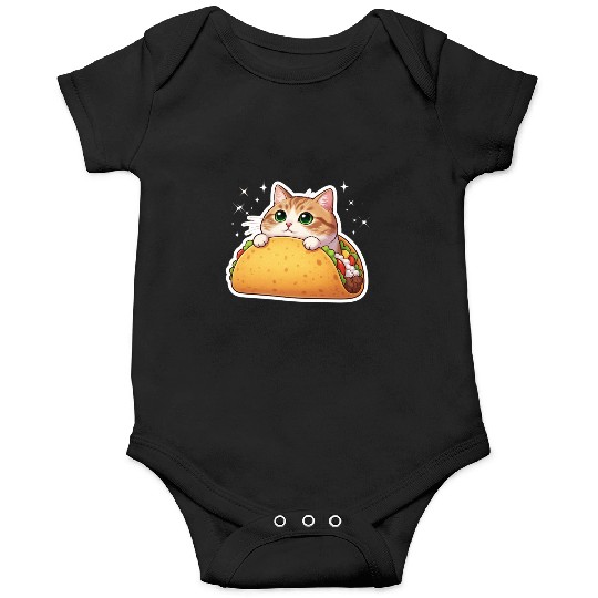 Taco Cat | Cute Kitty in a Taco | Purrfectly Tasty Onesies
