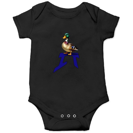 Mallard Duck on the word IT Onesies