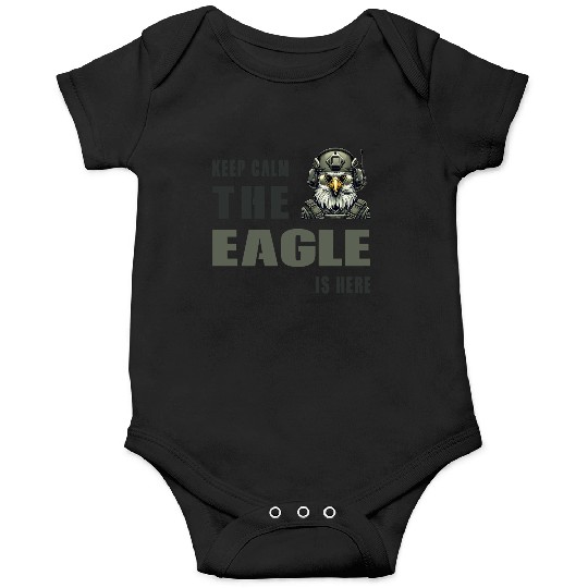 Keep Calm - The Eagle Is Here Onesies
