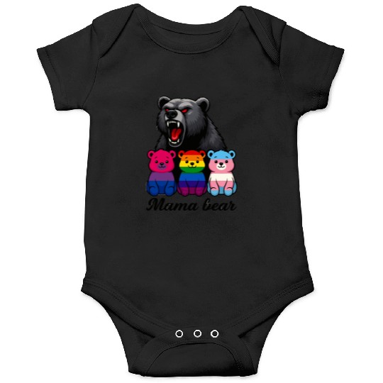 Mama Bear Pride Cubs Onesies