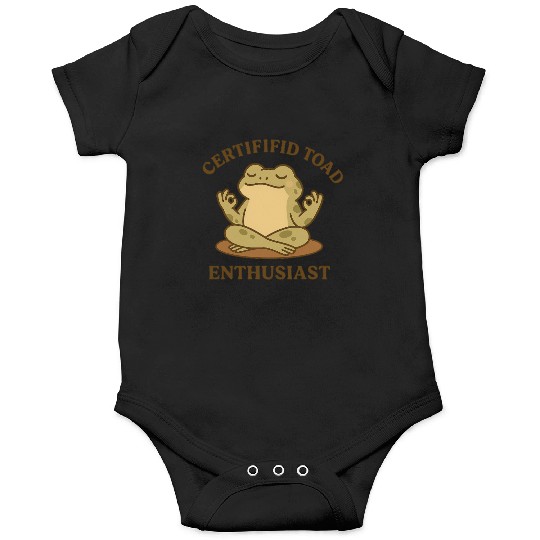 Certififid Toad Enthusiast Onesies