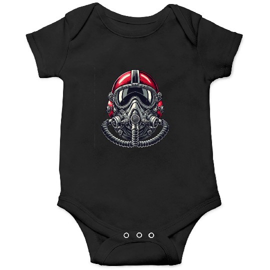 Pilots Helmet Design Onesies