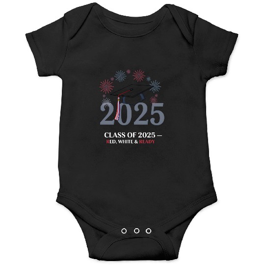 Class of 2025 – Red White & Ready Onesies