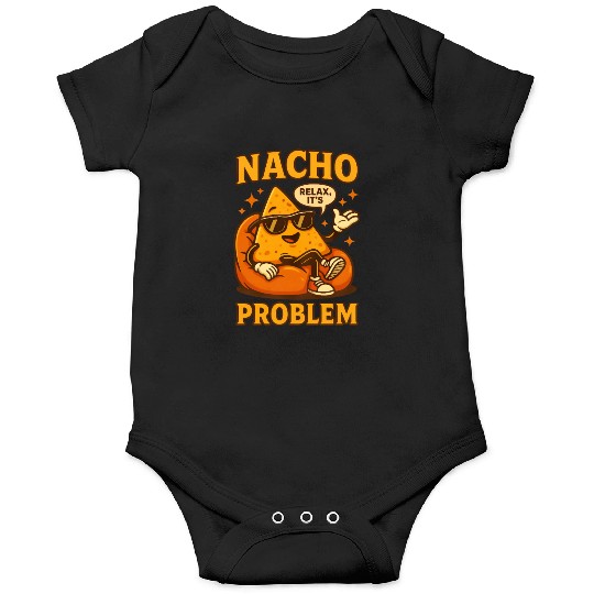 Funny Nacho Pun – Relaxed & Cheesy Vibes Onesies