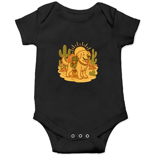 Golden Retriever Desert Hike Onesies