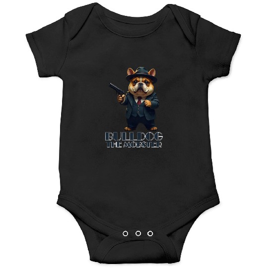 Bulldog the Mobster Onesies