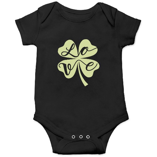 Lucky Love Four Leaf Clover Onesies
