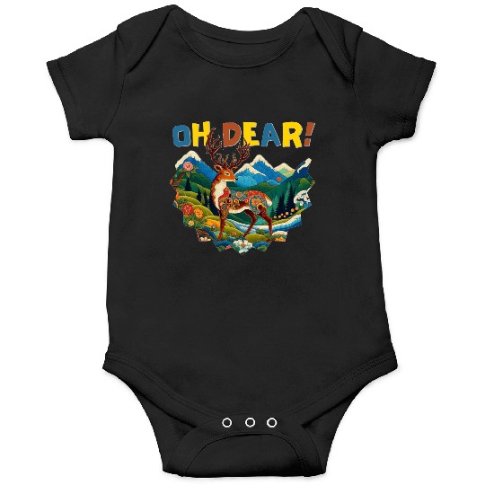 Oh-Dear-Wanderlust-Deer-in-Jungle-Tibetan-Folk-Art Onesies