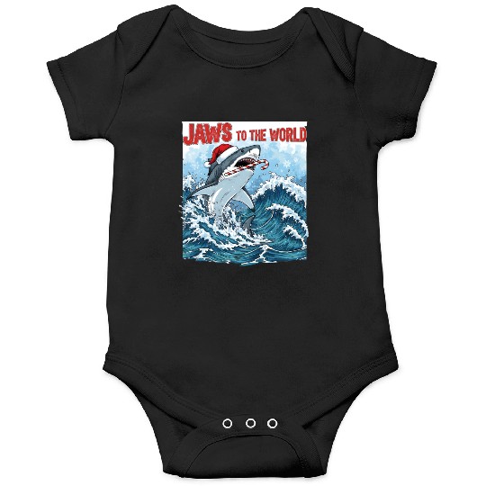 Jaws to the World – Christmastime Shark Attack Onesies