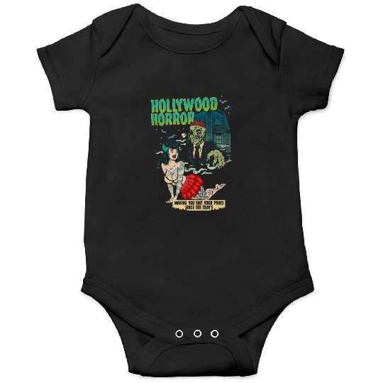 Hollywood Horror B-Movie Madness Onesies