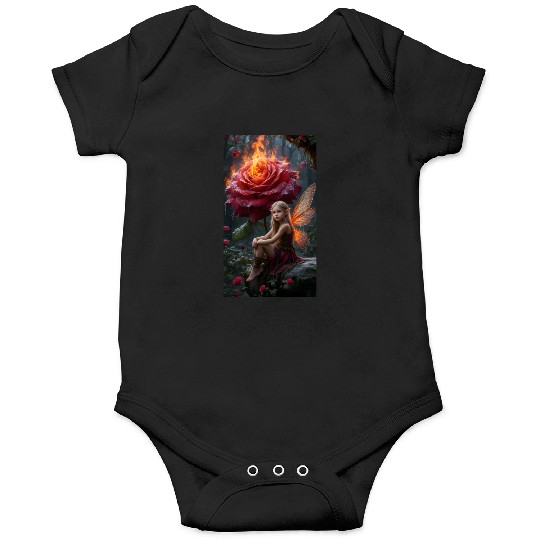 Rose Fairy Fantasy Art Onesies