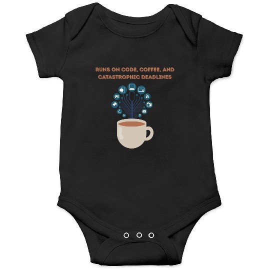Software date engineer runs on coffee Onesies