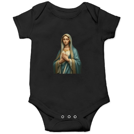 Madonna and Child Divine Embrace Onesies