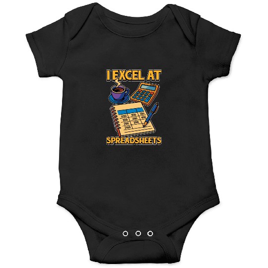 Accounting I Excel At Spreadsheets Bookkeeper Onesies