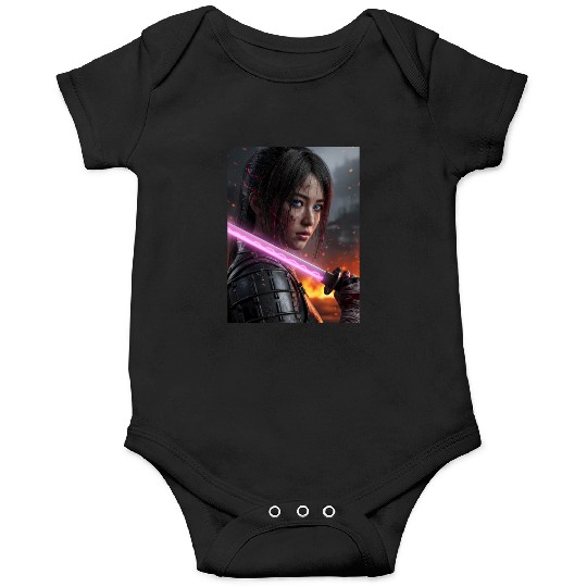 Cyberpunk Samurai Girl Onesies