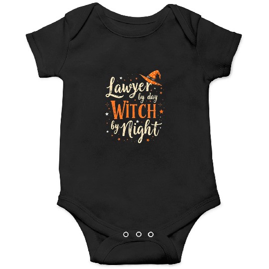 Lawyer by Day Witch by Night Funny Halloween Onesies