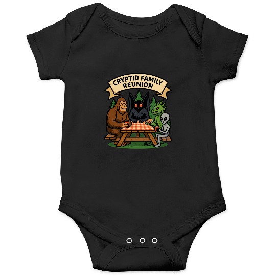 Cryptid Family Reunion Onesies