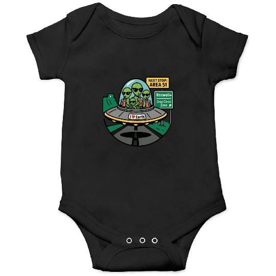 Alien road trip Onesies