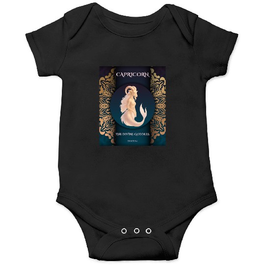 Capricorn Divine Goddess Illustration Onesies