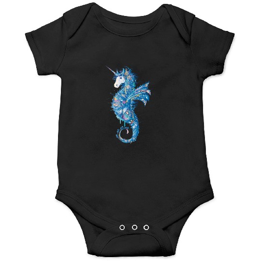 Mystical Seahorse Unicorn – Artful & Magical Onesies