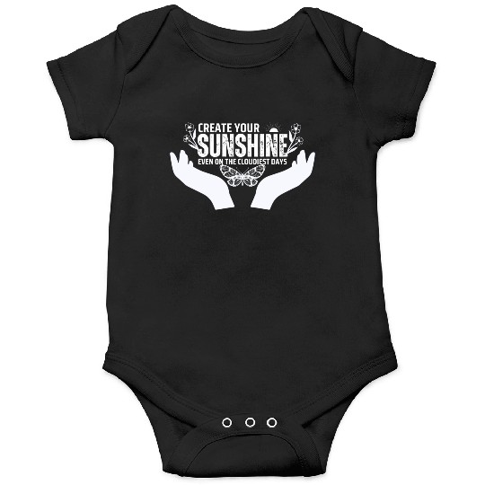 Hopeful Sunshine Motivational Quote Onesies