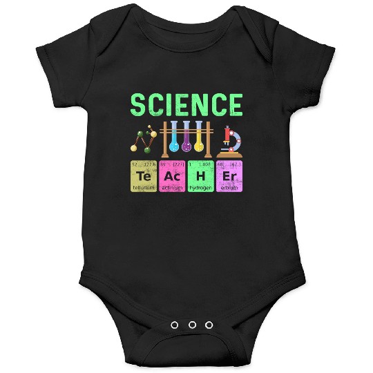 Science Art Teacher - Colorful Periodic Table Onesies