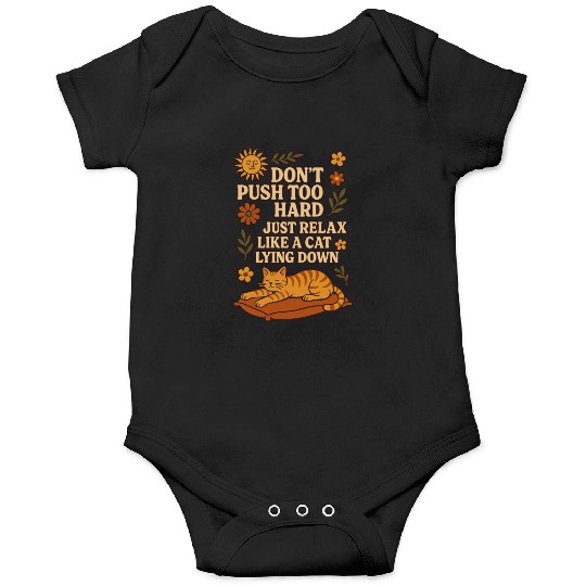 Relaxing Cat Nap Inspirational Design Onesies