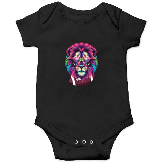 Funny Lion Football Fan Onesies